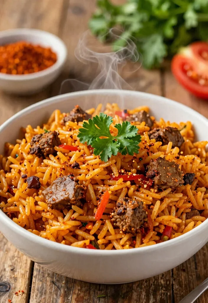 17 Hamburger and Rice Recipes: Easy One Pot Meals - 5. Spicy Cajun Hamburger Rice 1