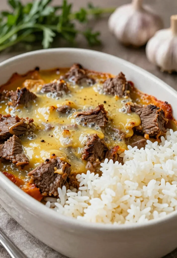 18 Beef Recipes for Dinner: Crowd-Pleasing Classics - 18. Garlic Butter Beef Casserole 1