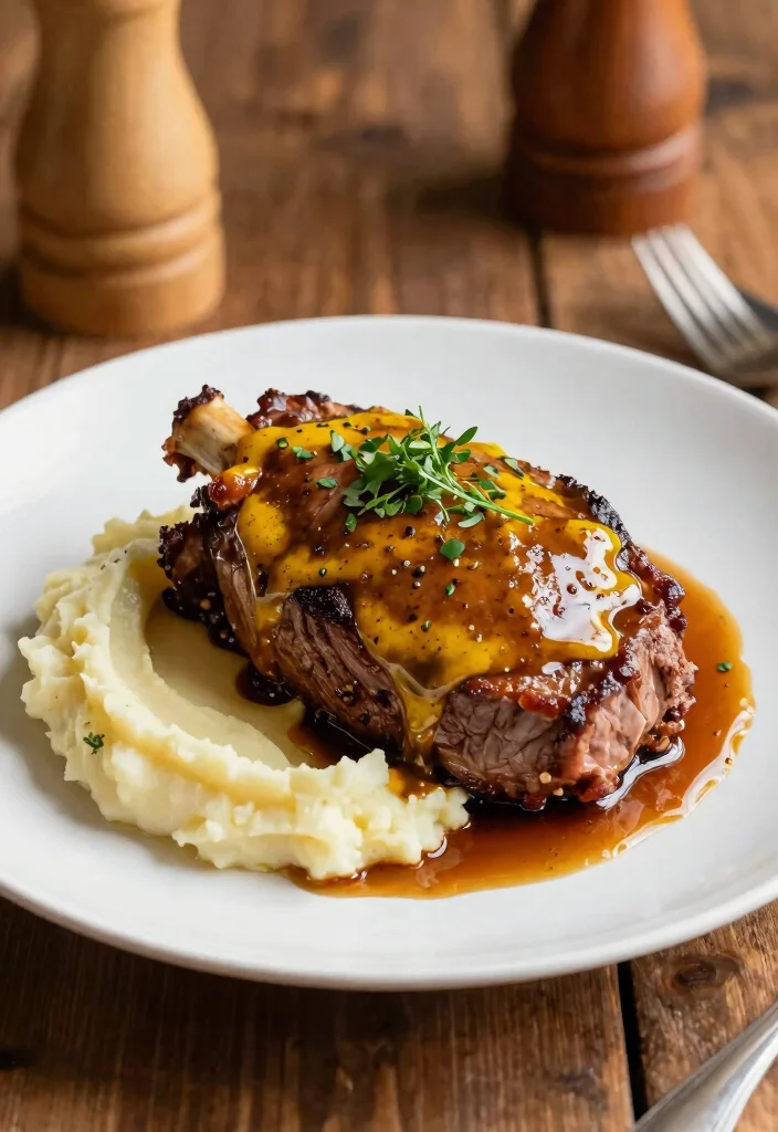 18 Beef Shoulder Roast Recipes Rich Slow Cooked Comfort - 11. Beef Shoulder Roast with Mustard Glaze 1