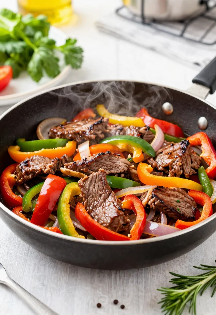 18 Beef Skirt Steak Recipes: Bold Tex Mex Favorites - 14. Tex Mex Beef Stir-Fry 1
