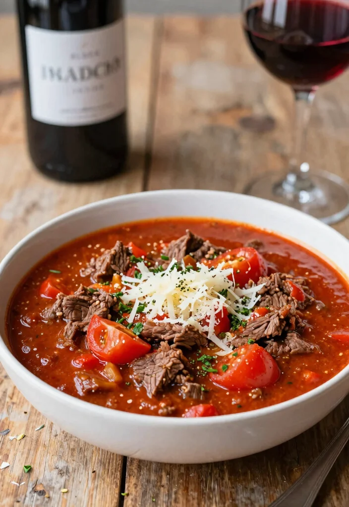 18 Beef Stew Crock Pot Recipes Cozy Set and Forget - 9. Italian Beef Stew 1