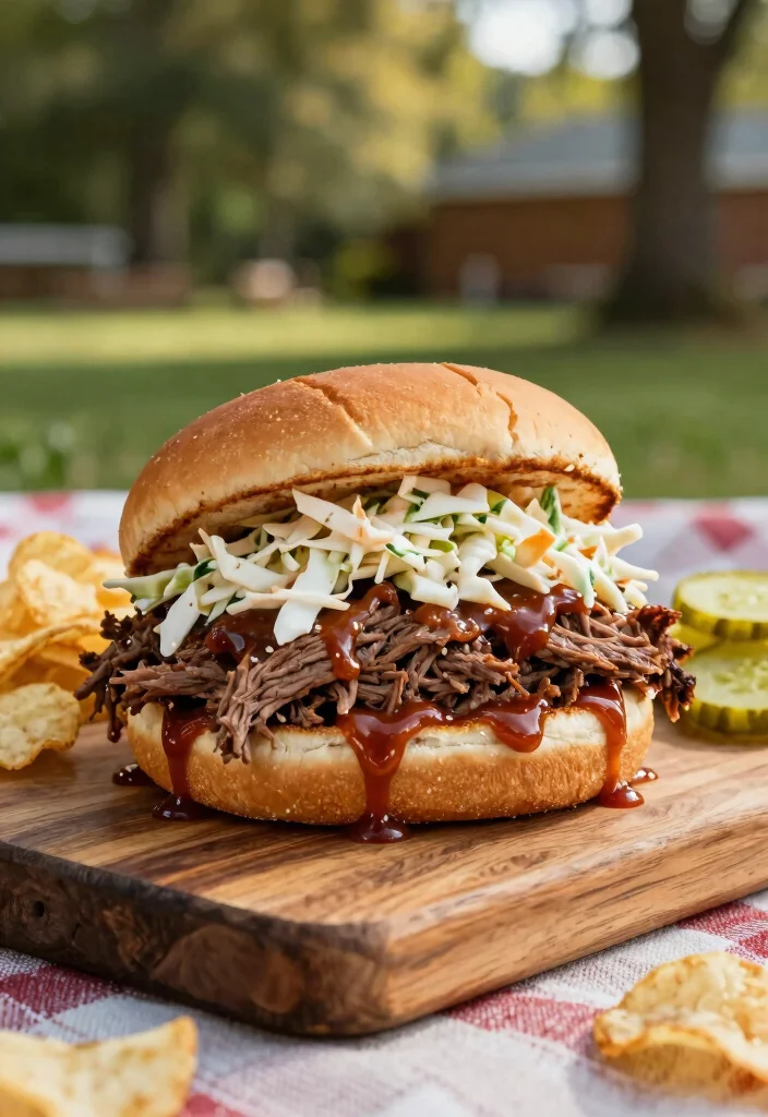 18 Beef Top Round Roast Recipes for Lean Budget Roasts - 17. BBQ Beef Sandwiches 1