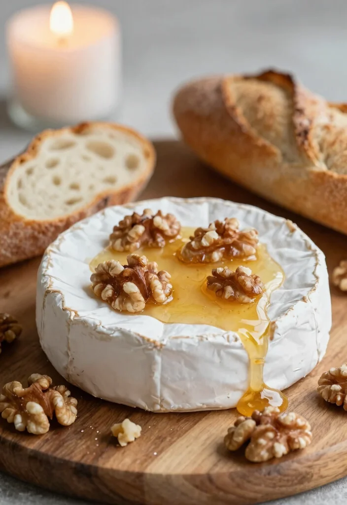18 Brie Cheese Recipes: Baked Melty Elegant Appetizers - 1. Classic Baked Brie with Honey and Walnuts 1