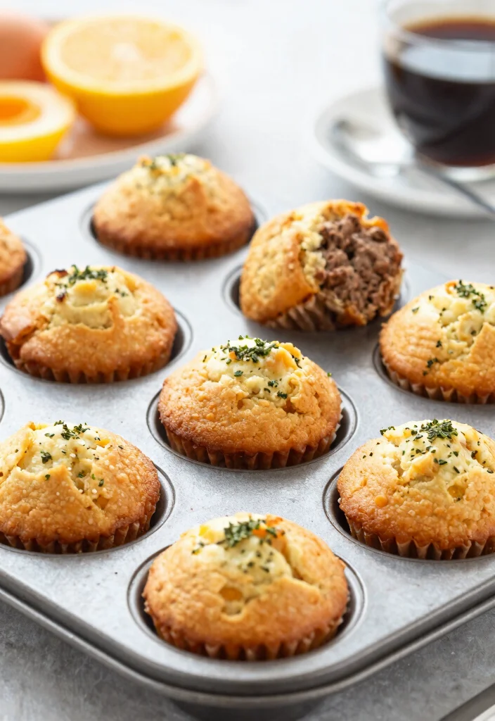 18 Carnivore Ground Beef Recipes: Simple Protein Focused - 12. Beef and Egg Breakfast Muffins 1