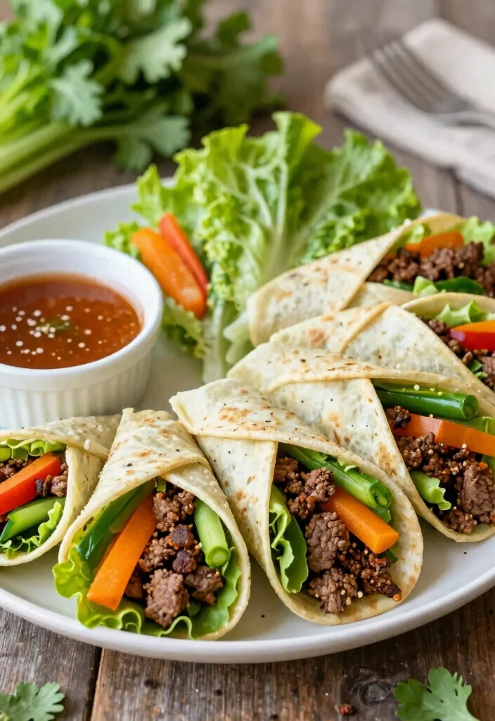 18 Carnivore Ground Beef Recipes: Simple Protein Focused - 13. Beef Lettuce Wraps 1