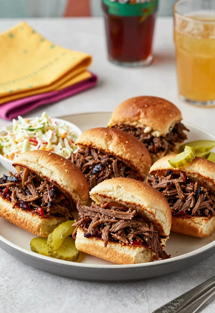 18 Crock Pot Beef Recipes: Family-Friendly Favorites - 10. BBQ Beef Sliders 1