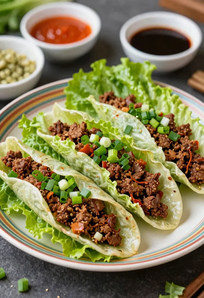 18 Crock Pot Beef Recipes: Family-Friendly Favorites - 17. Asian Beef Lettuce Wraps 1