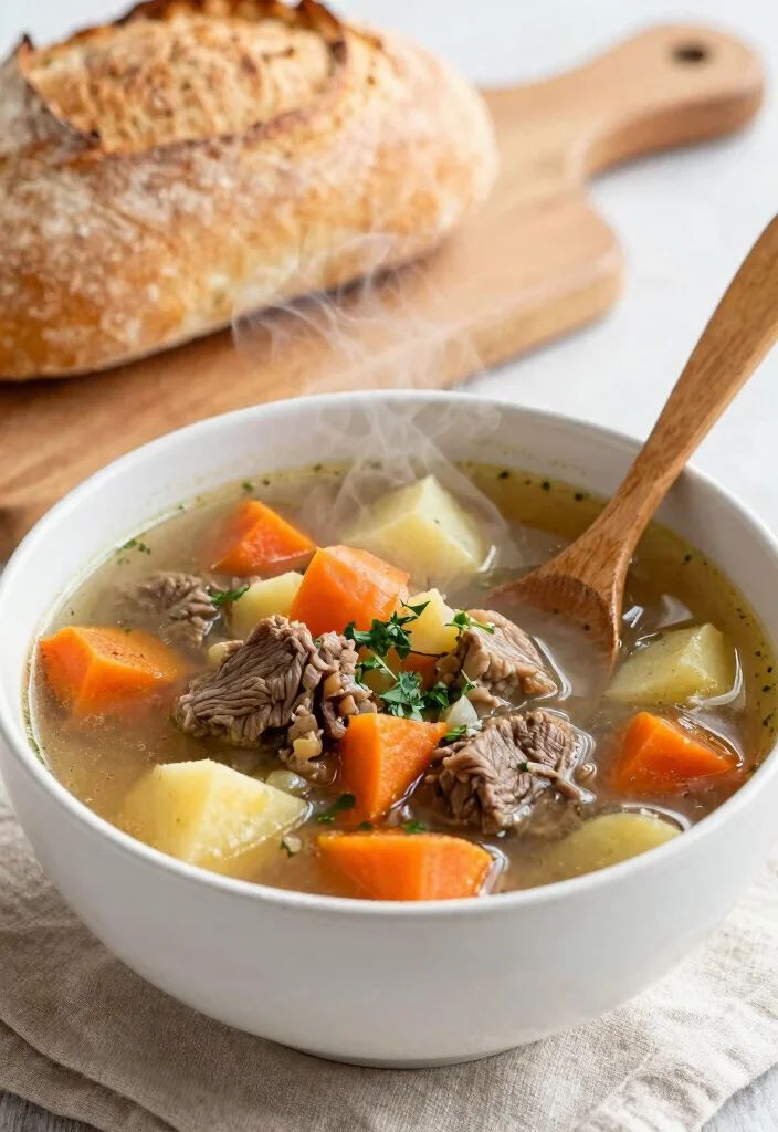 18 Crock Pot Beef Recipes: Family-Friendly Favorites - 3. Hearty Beef and Vegetable Soup 1