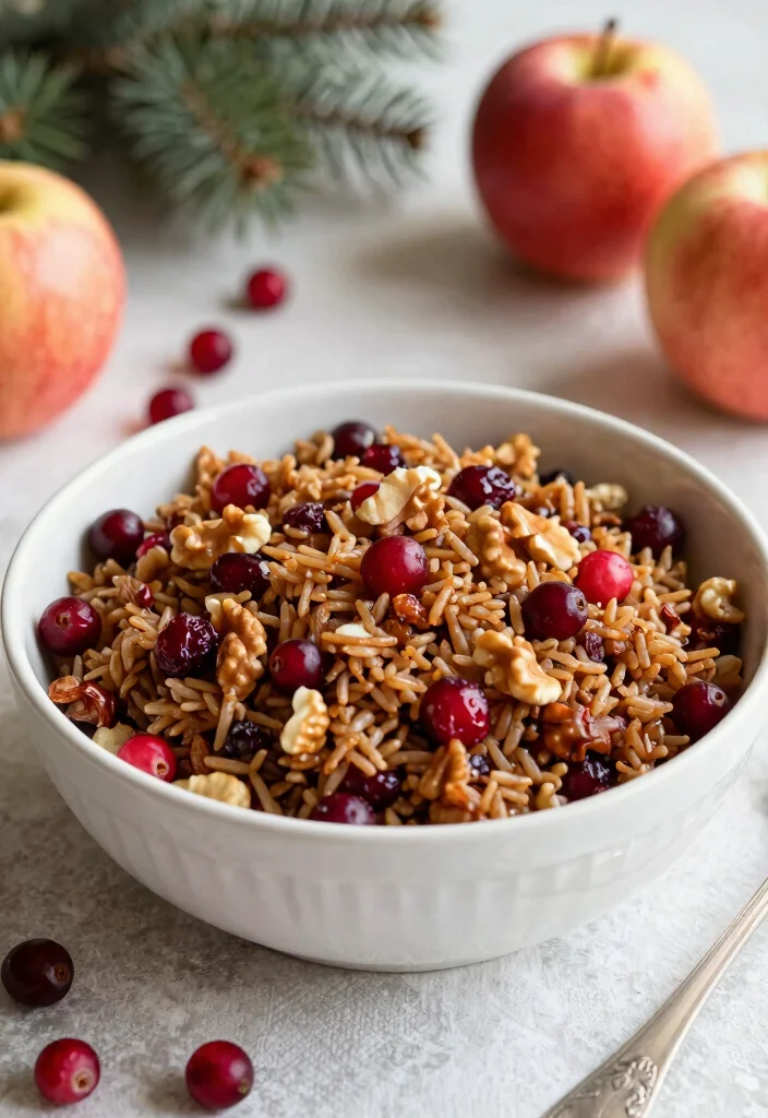 18 Gluten Free Stuffing Recipes: Holiday Friendly Classics - 16. Cranberry and Brown Rice Stuffing 1