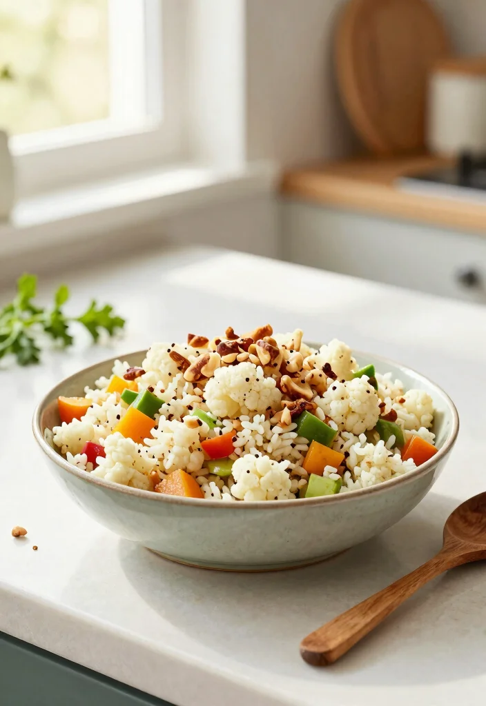 18 Gluten Free Stuffing Recipes: Holiday Friendly Classics - 4. Cauliflower Rice Stuffing 1