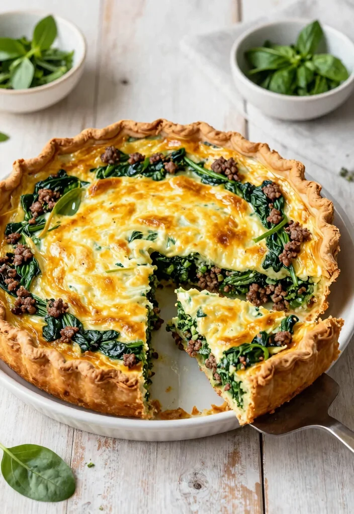 18 Ground Beef Breakfast Recipes: Protein-Packed Starts - 7. Ground Beef Breakfast Quiche 1