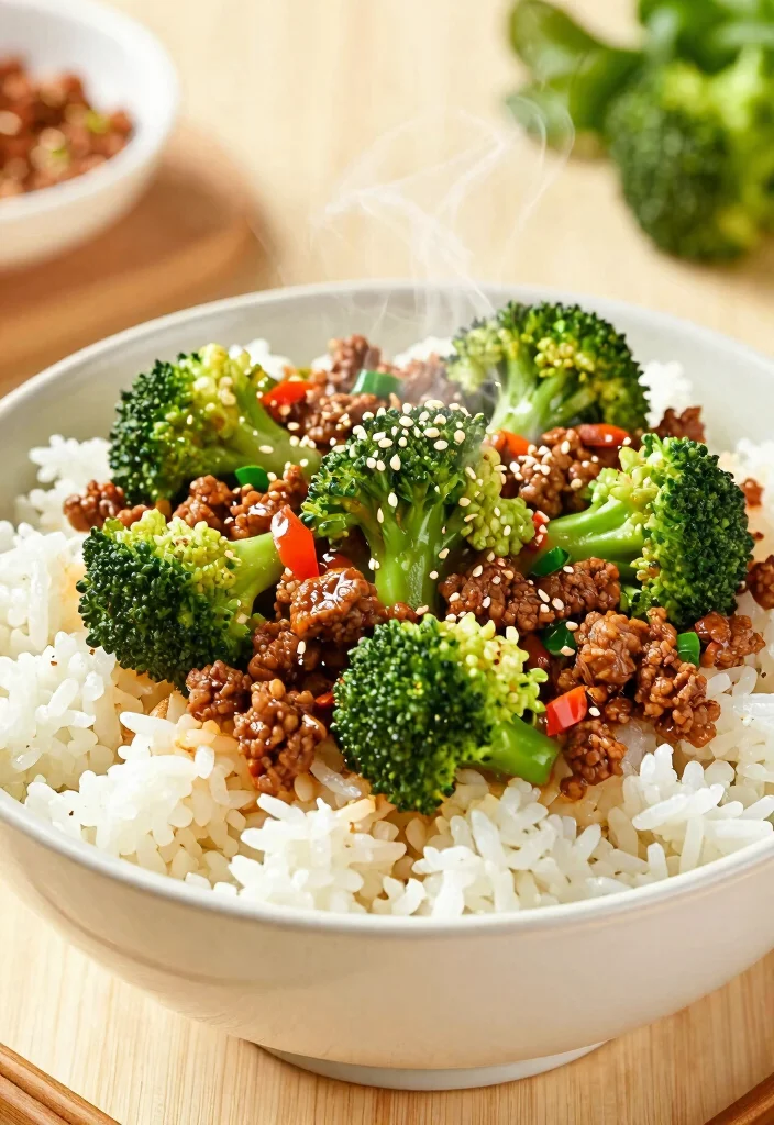 18 Ground Beef Crockpot Recipes Set and Forget Meals - 18. Ground Beef and Broccoli Stir-Fry 1