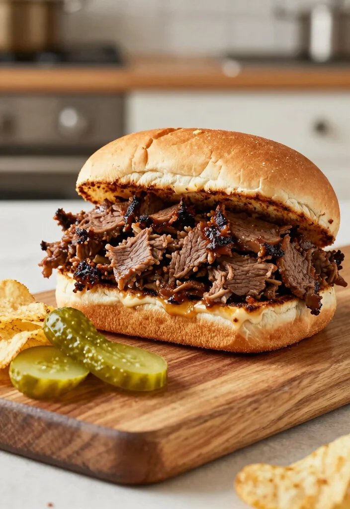 18 Ground Beef Crockpot Recipes Set and Forget Meals - 7. BBQ Beef Sandwiches 1