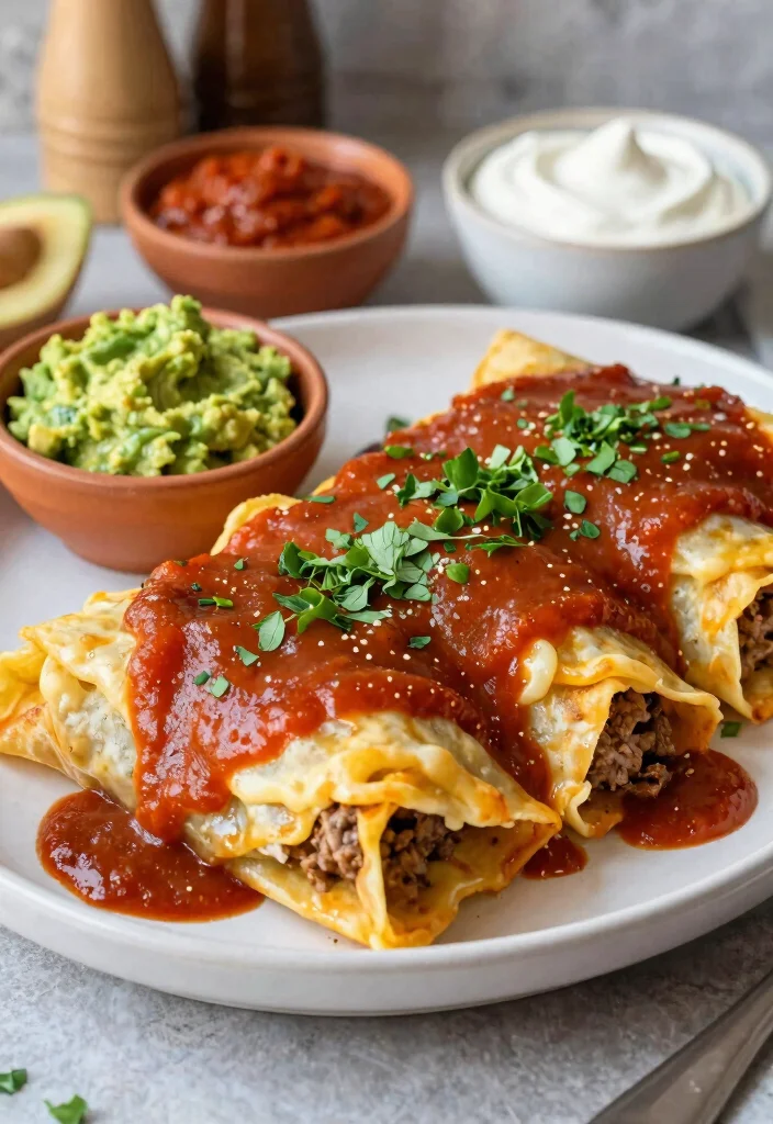 18 Ground Beef Summer Recipes Light Grill Friendly Ideas - 10. Cheesy Beef Enchiladas 1