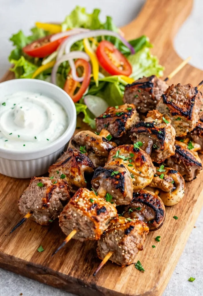 18 Ground Beef and Mushroom Recipes Rich Umami Plates - 18. Beef and Mushroom Kofta Skewers 1