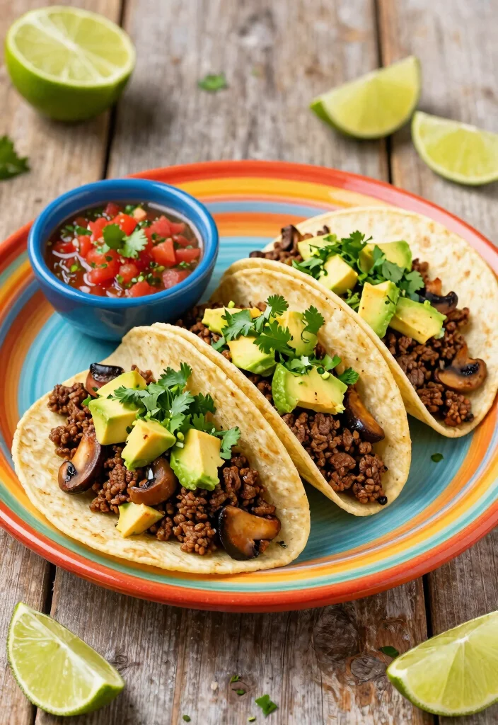 18 Ground Beef and Mushroom Recipes Rich Umami Plates - 5. Ground Beef and Mushroom Tacos 1