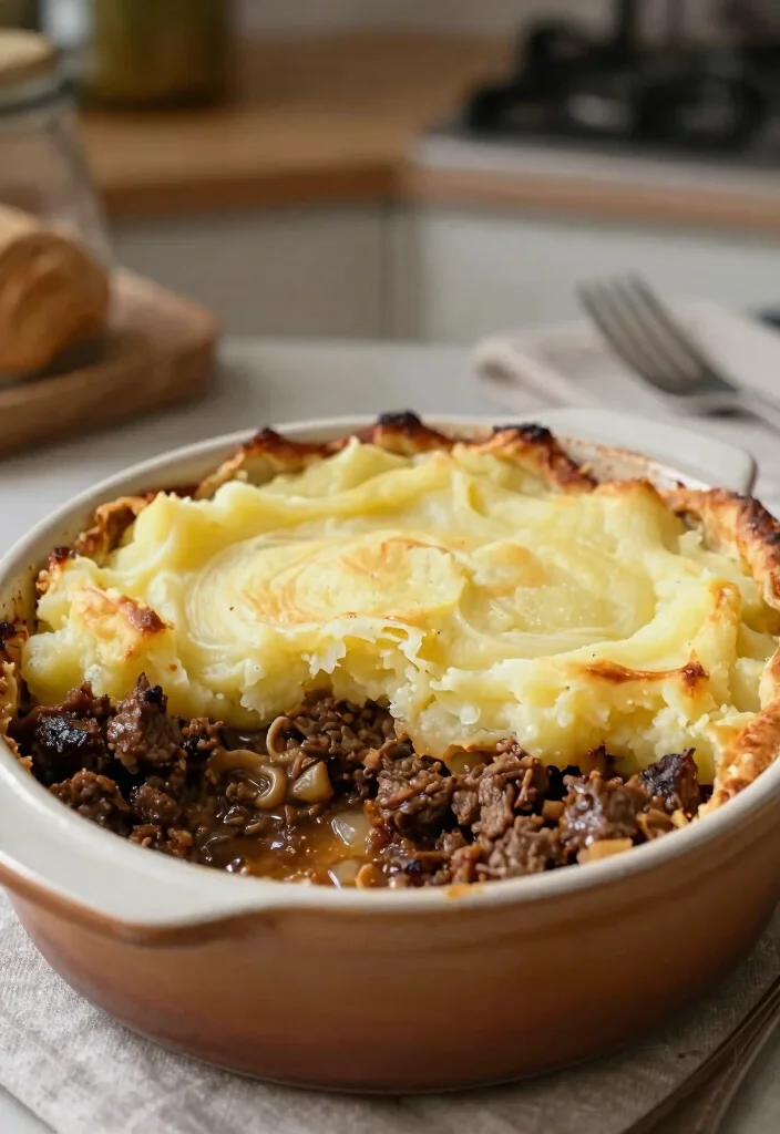 18 Ground Beef and Sausage Recipes: Bold Savory Combos - 11. Beef and Sausage Shepherd's Pie 1
