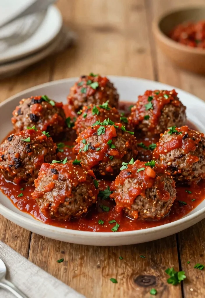 18 Ground Beef and Sausage Recipes: Bold Savory Combos - 7. Beef and Sausage Meatballs 1