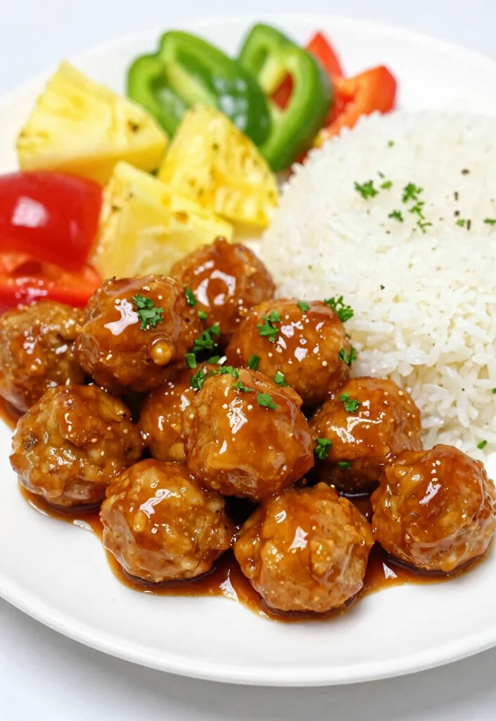 18 Hamburger Meat Recipes for Your Crockpot: Saucy & Slow Cooked Delights - 8. Sweet and Sour Meatballs 1