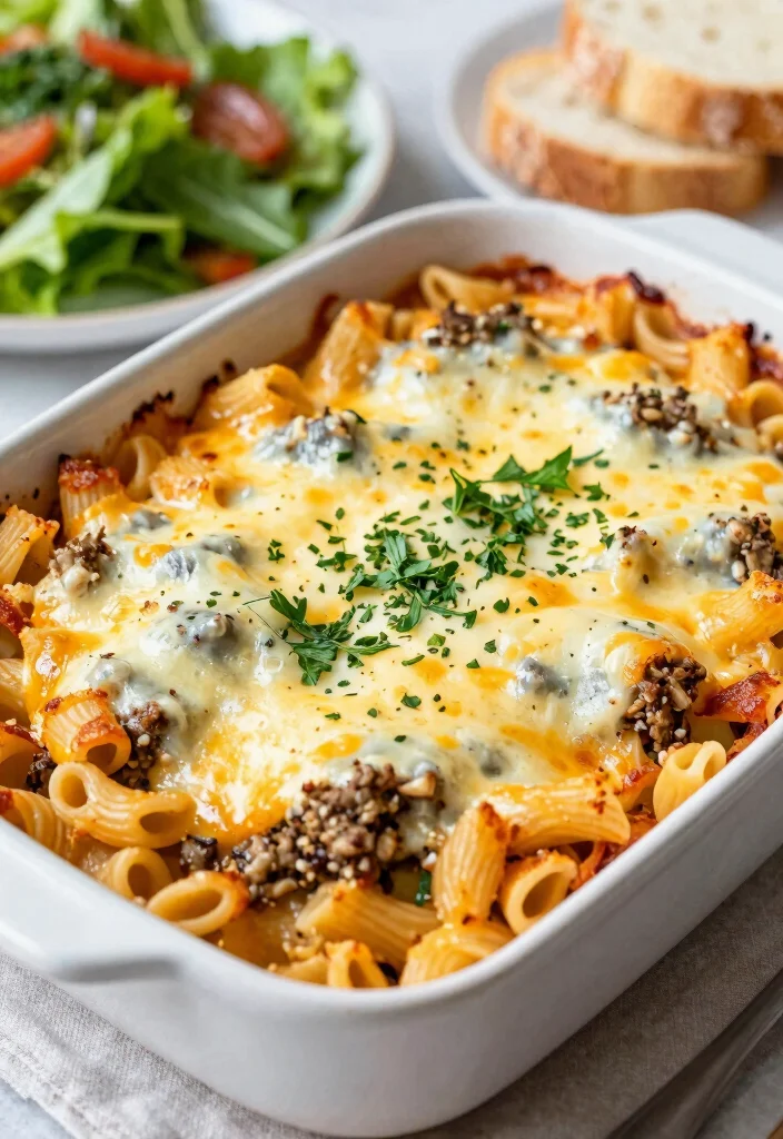 18 Hamburger and Potato Recipes Filling Classic Dinners - 16. Hamburger Pasta Bake 1
