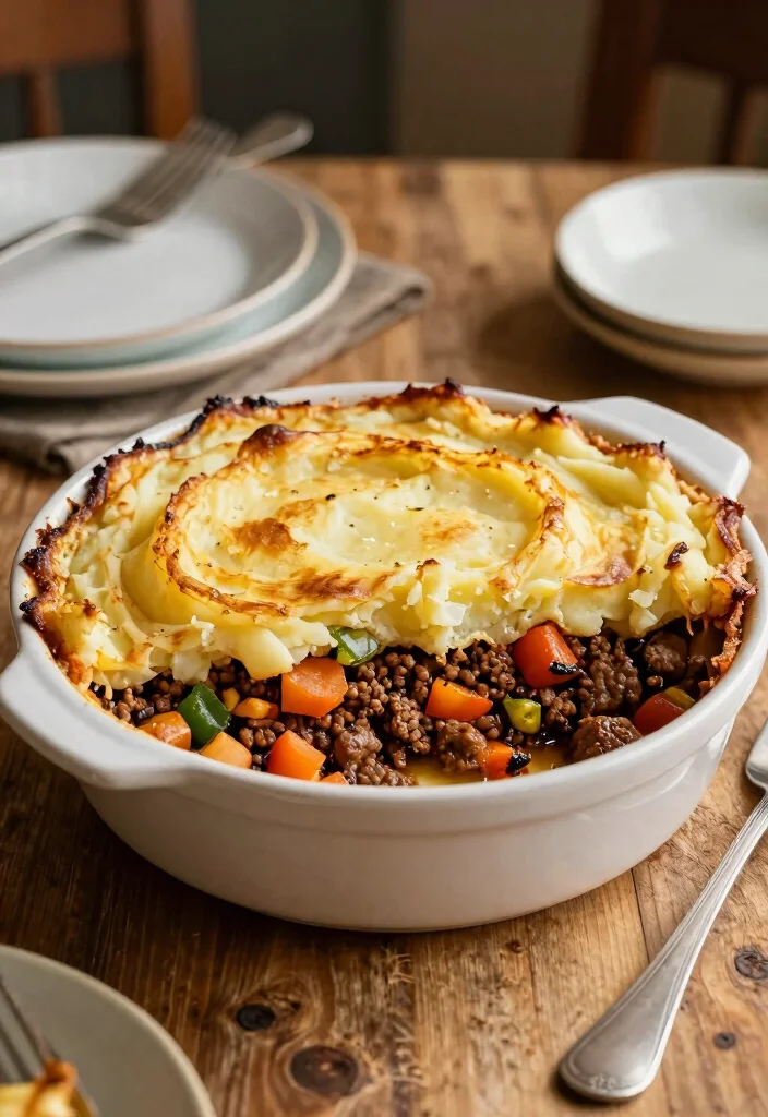 18 Hamburger and Potato Recipes Filling Classic Dinners - 5. Shepherd's Pie with Ground Beef and Potatoes 1