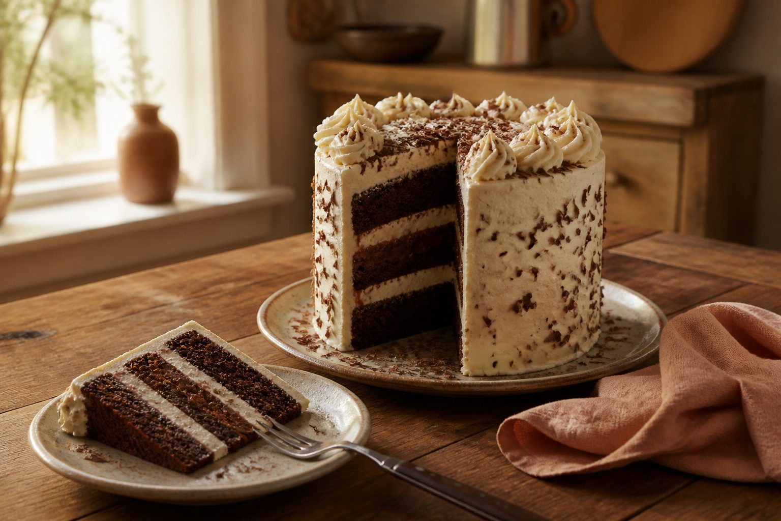 An array of 6 inch tall cakes in various flavors and colors.