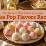 Various decorated cake pops arranged on a white platter.